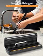 Carica l'immagine nel visualizzatore di Gallery, Macchina Sottovuoto Alimenti 5 in 1 con Taglierina Incorporata, Automatica Sigillatore Sottovuoto Macchina per Alimenti Secchi che Umidi con 10 Sachetti Sottovuoto e Tubo Sottovuoto