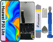 Carica l'immagine nel visualizzatore di Gallery, It'Go Display per Huawei P30 Lite MAR-L21 MAR-LX1A LCD di ricambio touchscreen con strumento nero di alta qualità