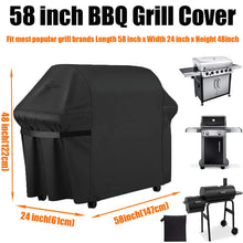 Carica l'immagine nel visualizzatore di Gallery, Copertura per barbecue, copertura per barbecue resistente alle intemperie, protezione UV 30+, panno Oxford 600D, resistente agli strappi, Outback, Jenn Air universale (147x61x122 cm)