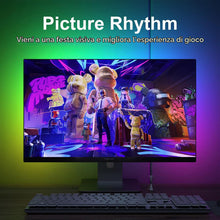 Carica l'immagine nel visualizzatore di Gallery, Luce per monitor da gaming, retroilluminazione con effetto di sincronizzazione del colore dello schermo per monitor per 