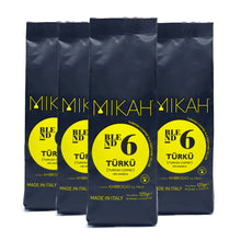 Carica l'immagine nel visualizzatore di Gallery, Caffè TURCO - Miscela di caffè 100% Arabica macinato MIKAH® secondo la tradizione turca - 4 Sacchetti da 125gr (Caffè turco TRADIZIONALE)