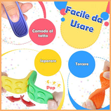 Carica l'immagine nel visualizzatore di Gallery, Echehi 8 Pezzi Giochi Sensoriali con Ventose, Antistress per Adulti e Bambini, Autismo ADHD Ansia, Fidget Toys Silenzios