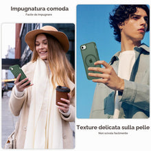 Carica l'immagine nel visualizzatore di Gallery, Natiiozie Magnetica Cover per iPhone SE 3/2 (2022/2020), iPhone 8/7 Compatibile con MagSafe Custodia Traslucida Opaca Po