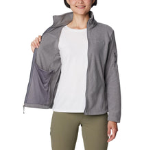 Carica l'immagine nel visualizzatore di Gallery, Columbia Fast Trek 2 Jacket, Giacca In Pile Con Cerniera Intera Donna, City Grey Heather/City Grey, M