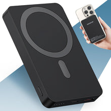 Carica l'immagine nel visualizzatore di Gallery, PORTENTUM Power bank per MagSafe 10000 mAh ultra-sottile 14 mm – Caricatore portatile magnetico ricarica rapida 22,5 W P