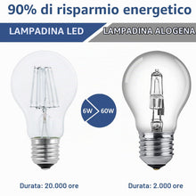 Carica l'immagine nel visualizzatore di Gallery, Lampadine LED Blu E27 da 6W, Equivalente 60W Lampadina a Incandescenza, 600 lm, AC 230V, Fascio a 360°, A60 Lampadine Co