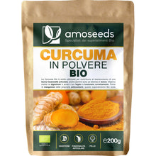 Carica l'immagine nel visualizzatore di Gallery, Curcuma in polvere BIO 200g | 3% Curcumina | Dolori Articolari e Mobilità