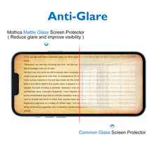 Carica l'immagine nel visualizzatore di Gallery, Mothca Vetro Temperato Opaco per iPhone 14, 2 Pellicole Protettive Opache + 2 Pellicole Fotocamera, Anti-Impronte e Anti