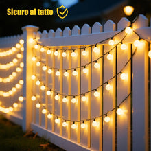 Carica l'immagine nel visualizzatore di Gallery, Catena Luminosa Esterno Solare, 10M 100 Led Luci Solari Esterno