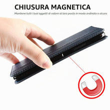 Carica l'immagine nel visualizzatore di Gallery, LEYAN Cover per Motorola Moto E7 Plus, Custodia Folio in Pelle Flip Wallet Libro Case con Portafoglio, Premium PU/TPU Ma