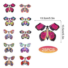Carica l'immagine nel visualizzatore di Gallery, TSHAOUN 25 Pezzi Magico Volante Farfalla, Giocattoli Farfalla Volante, Magici Flying Butterfly, Bambini Farfalla Sorpres