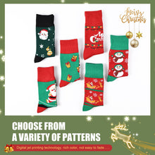 Carica l'immagine nel visualizzatore di Gallery, Moonlight Manor 6 Coppie Calze di Natale per Donne, Maglia Crew Vacanze Caldo Soft Inverno Regalo Babbo Natale Novità EU Size 37-46