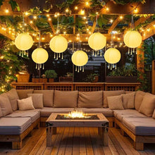 Carica l'immagine nel visualizzatore di Gallery, HOTUT Lanterne Solari da Esterno, 2 Pezzi Lampada Solare da Giardino, IP65 Impermeabile Luci Solari, Luce Bianca Calda, 