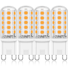 Carica l'immagine nel visualizzatore di Gallery, Auting Lampadina LED G9 4W 2700K 400LM 4 Pezzi
