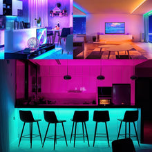 Carica l'immagine nel visualizzatore di Gallery, WS2812B Striscia LED, 2m RGB Strisce Pixel 5V 5050 120 LEDs IP30 Flessibile Nero PCB Pieno di Colori Nastri Intelligente