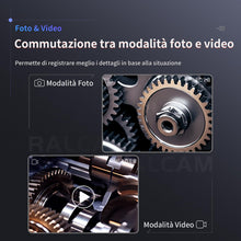 Carica l'immagine nel visualizzatore di Gallery, Ralcam Telecamera Endoscopica Rotante 210°, Endoscopio 1080P HD 3,5" con Sonda Articolata 8,5mm Semi-Rigida Impermeabile per Ispezione di Motore, Veicoli e Tubi (Cavo 3m)