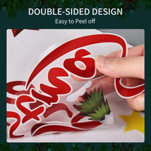 Carica l'immagine nel visualizzatore di Gallery, Bblike Adesivi per finestre di Natale 8 fogli window sticker decor fiocchi di neve fiocchi di neve immagini per porte, vetrine, frontali in vetro, decorazione natalizia riutilizzabile