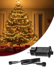 Carica l'immagine nel visualizzatore di Gallery, Trasformatore Luci Natale 31V 12W con Cavo da 5M, LED Alimentatore 15V - 31V Adattatore Luci Natale IP44 con 8 Modalità,