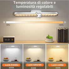 Carica l'immagine nel visualizzatore di Gallery, Realky Lampada da incasso da cucina a LED, 2 pezzi, dimmerabile, senza fili, striscia luminosa a LED ricaricabile, luce 