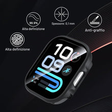 Carica l'immagine nel visualizzatore di Gallery, Cover per Xiaomi Redmi Watch 6 Lite, 2 pezzi, Nero+Trasparente