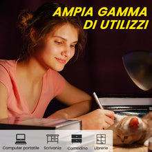 Carica l'immagine nel visualizzatore di Gallery, Klarlight Portalampada E27 con Clip EU Spina e Interruttore Lampada a Morsetto E27 vite Edison Lampada da Tavolo, Girevo