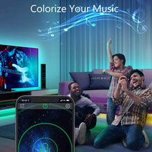 Carica l'immagine nel visualizzatore di Gallery, Striscia LED 10m Musicale, ALED LIGHT Nastri Led Bluetooth RGB 12V, con Controller Bluetooth + Telecomando, Strisce Led 