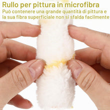 Carica l'immagine nel visualizzatore di Gallery, Set Rulli per Pittura 8 Pezzi, 4x 6cm + 2x 11cm rulli con Vassoio e Manico