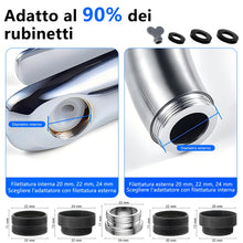 Carica l'immagine nel visualizzatore di Gallery, Terminale per Rubinetto Snodabile 360° con Doppia Funzione – Aeratore Universale con Prolunga per Cucina e Bagno, Rompig
