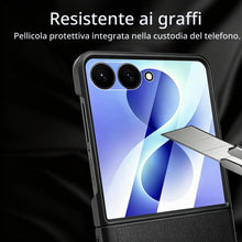 Carica l'immagine nel visualizzatore di Gallery, Lonkenn Custodia per Samsung Galaxy Z Flip 8, Cover Con Pellicola Protettiva, [Cavalletto] [Protezione Cerniera], Protez