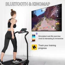 Carica l&#39;immagine nel visualizzatore di Gallery, ISE Tapirulan, Tapis Roulant Elettrico Pieghevole, Motore750W, Folding Treadmill con Schermo LCD per Velocità, Tempo, Distanza e Calorie, Ideale per Casa/Ufficio, Tapirulan Elettrico Offerte Bluetooth
