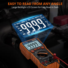 Carica l'immagine nel visualizzatore di Gallery, Proster Multimetro Digitale 6000 Conteggi 20A 1000V TRMS Auto Range Rilevatore NCV Misuratore di Tensione Corrente DC AC Temperatura Capacità Resistenza Diodo Tester di Continuità con una Borsa