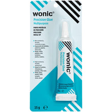 Carica l'immagine nel visualizzatore di Gallery, WONIC® Precision Glue 15g | Colla speciale per la sostituzione degli schermi di smartphone, tablet e smartwatch | trasparente | flessibile | resistente all'acqua | antivibrante | punta metallica |