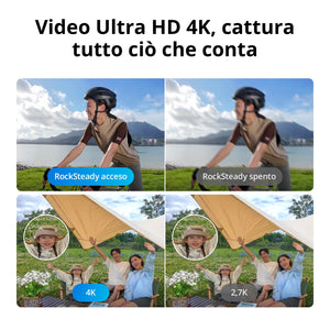 DJI Neo, mini drone con fotocamera UHD 4K per adulti, 135g drone follow me che mi segue, decollo dalla mano, tracciamento IA del soggetto, QuickShot, video stabilizzati, (senza radiocomando)