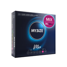 Carica l'immagine nel visualizzatore di Gallery, My.Size Mix Preservativi misura 6, 64 mm, confezione grande, 28 Pezzi