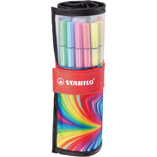 Pennarello Premium - STABILO Pen 68 - Rollerset con 25 colori assortiti - ARTY Edition