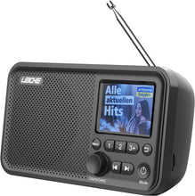 Carica l'immagine nel visualizzatore di Gallery, LEICKE DAB Radio Portatile con Bluetooth, Radio Digitale DAB+/FM Ricaricabile, Batteria da 2000 mAh, Display a Colori da 2,4", Connessione MicroSD/TF/AUX, Funzioni di Allarme, Impostazione EQ