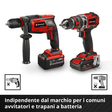 Carica l'immagine nel visualizzatore di Gallery, Einhell L-CASE 40 pezzi set di inserti e punte