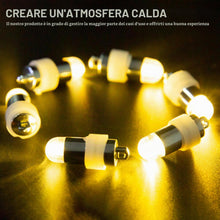 Carica l'immagine nel visualizzatore di Gallery, HOSPAOP 40 mini luci a LED per palloncini, impermeabili, illuminazione per lanterne di carta, lanterne di carta, matrimo