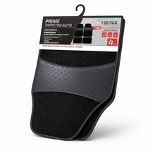 Carica l'immagine nel visualizzatore di Gallery, Set 4 Tappetini Auto Universali in Moquette Antiscivolo || Colore Nero || Anteriori e Posteriori || Protezione Interni A