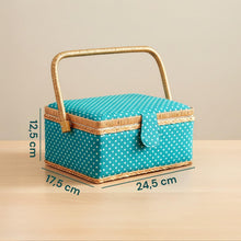 Carica l'immagine nel visualizzatore di Gallery, Avilia Kit Cucito Completo 76 Accessori con Cestino Porta Cucito