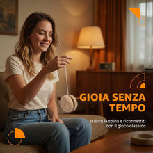 Carica l'immagine nel visualizzatore di Gallery, 10 Pezzi Yoyos in Legno Giocattolo di Yoyo per Bambini Yo-Yo per Regali di Compleanno per Bambini di Classe Regali di Co