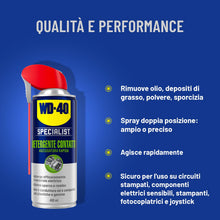Carica l'immagine nel visualizzatore di Gallery, WD-40 Specialist Detergente Contatti Elettrici Spray, 400 ml
