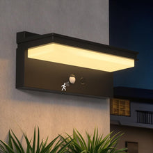 Carica l'immagine nel visualizzatore di Gallery, Lampada solare da esterno con rilevatore di movimento, 4 modalità di illuminazione solare LED, impermeabile IP65, 3000 K