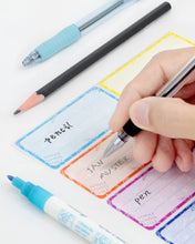 Carica l'immagine nel visualizzatore di Gallery, JEJA 80PZ Etichette Adesive Colorate, Etichette Su Cui Puoi Scrivere con Nome per Scuola, Barattoli Vetro, Quaderni, Libri, Barattoli, Cucina