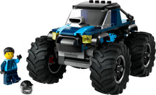Carica l&#39;immagine nel visualizzatore di Gallery, LEGO City Monster Truck Blu, Giocattolo Fuoristrada Off-Road da Costruire, Giochi per Bambini e Bambine da 5 Anni in su con Costruzioni, Regalo Divertente con Minifigure del Pilota del Veicolo 60402