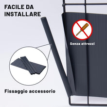 Carica l'immagine nel visualizzatore di Gallery, HENG FENG Strisce Frangivista PVC per ringhiere 35m x 19cm, Anthracite
