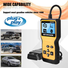 Carica l&#39;immagine nel visualizzatore di Gallery, MOTOPOWER MP69033 OBD2 Scanner Universale Motore Lettore di codici di guasto CAN Strumento di scansione diagnostica per tutte le auto OBD II Protocol