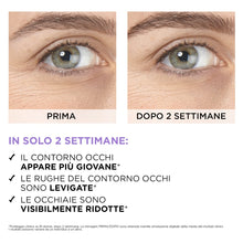 Carica l&#39;immagine nel visualizzatore di Gallery, L&#39;Oréal Paris Siero Contorno Occhi Revitalift Filler, Azione Rimpolpante e Anti-rughe, Con 2,5% di Acido Ialuronico+Caffeina, Con Applicatore Triplo Roller, 20 ml