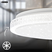 Carica l'immagine nel visualizzatore di Gallery, Briloner - Plafoniera LED Cielo Stellato Ottica Cristallo 4000K 39cm