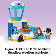 Carica l'immagine nel visualizzatore di Gallery, LEGO DUPLO La prima volta in aeroporto 10443